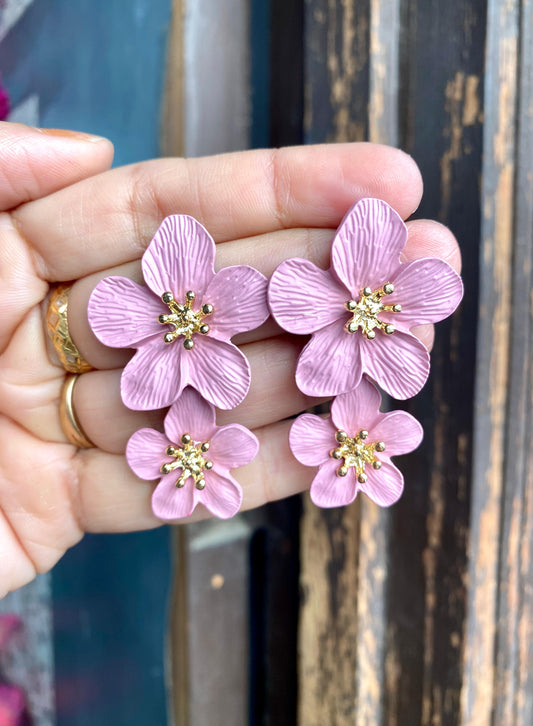 Beachy Flower Earrings