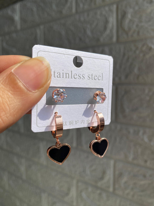 Pinterest Inspired Heart Earrings