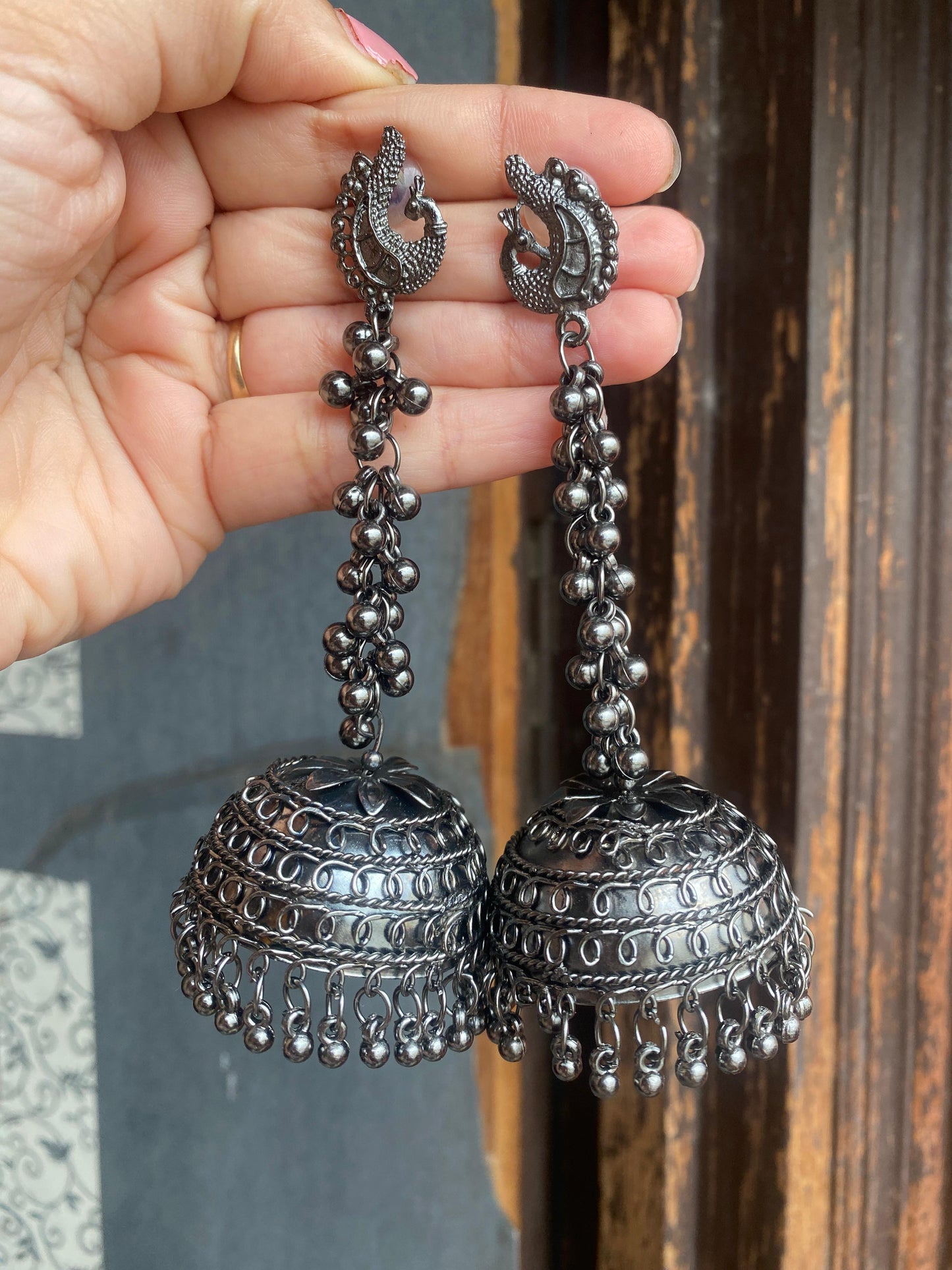 Afghani Ghungroo Jhumka