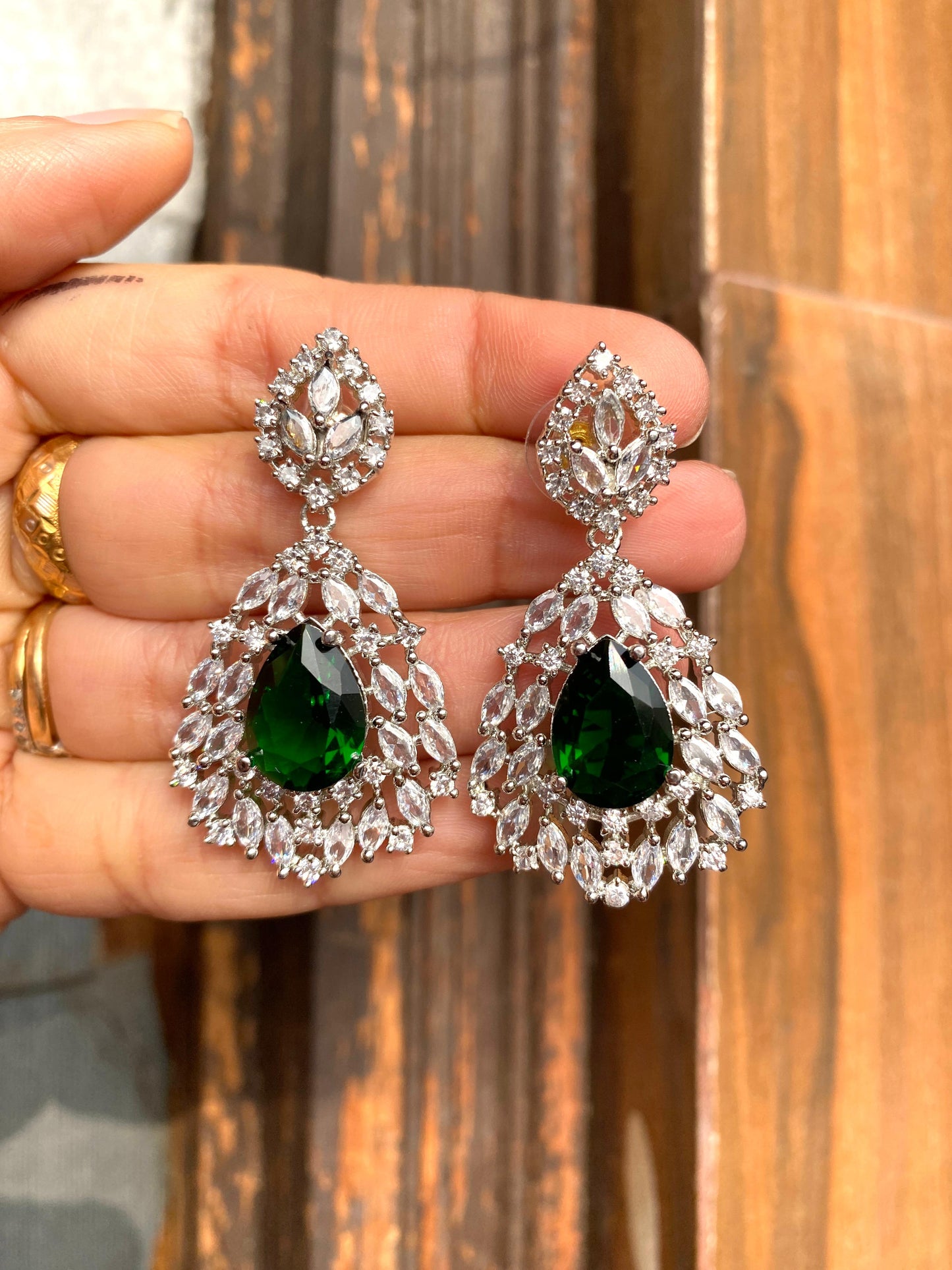 Aayna American Diamond Earrings