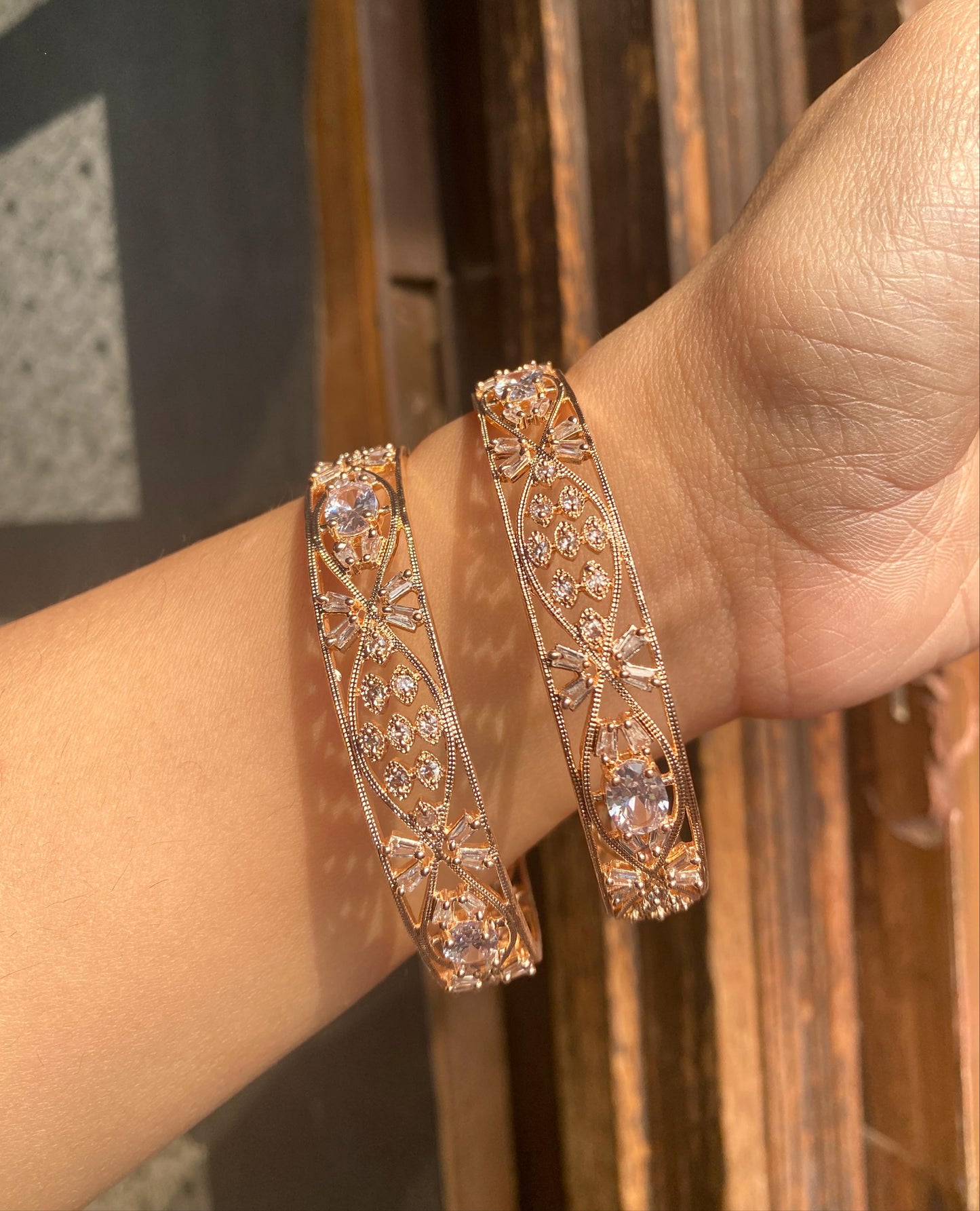 Aisha American Diamond Bangles