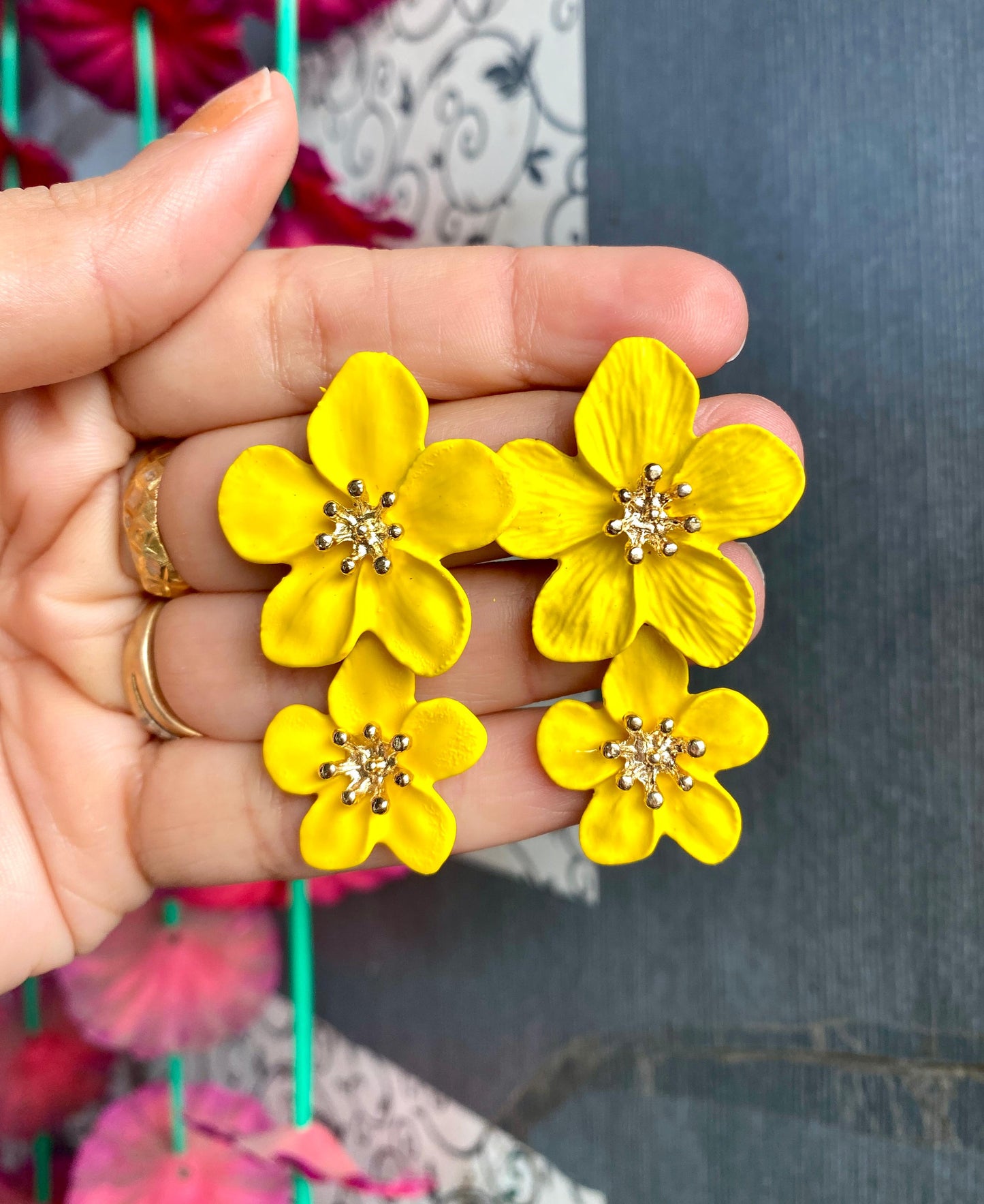 Beachy Flower Earrings