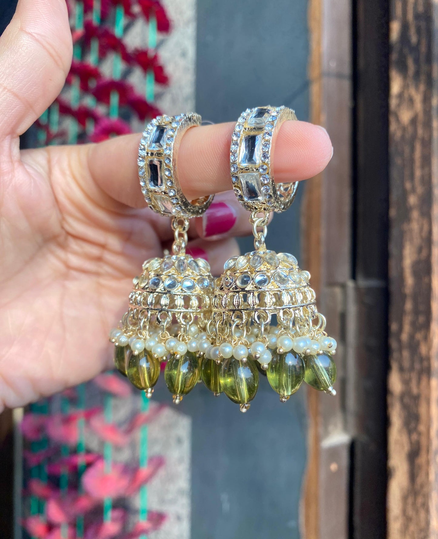 Kundan Bali Jhumka