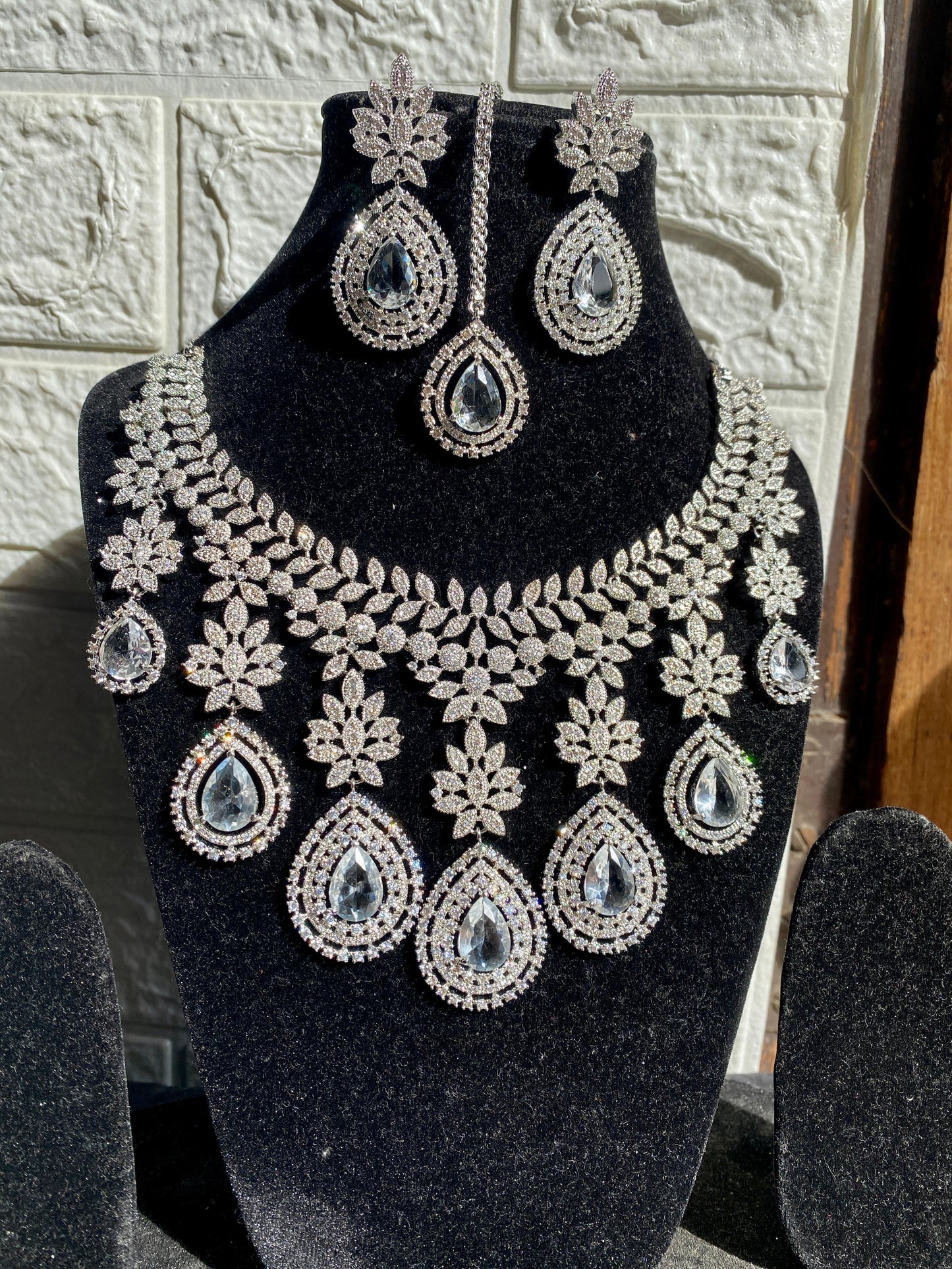 EID Special American Diamond Necklace set