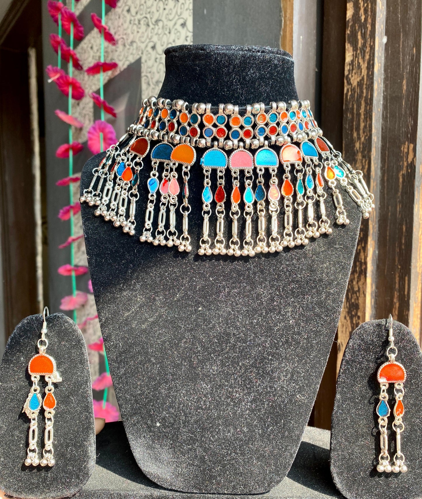 Afghani choker set