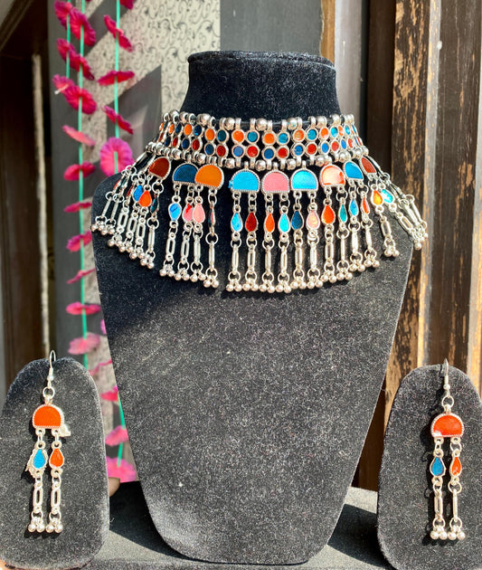 Afghani choker set