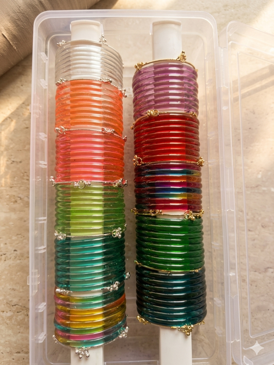 Kashmiri Jelly Bangles Combo Box