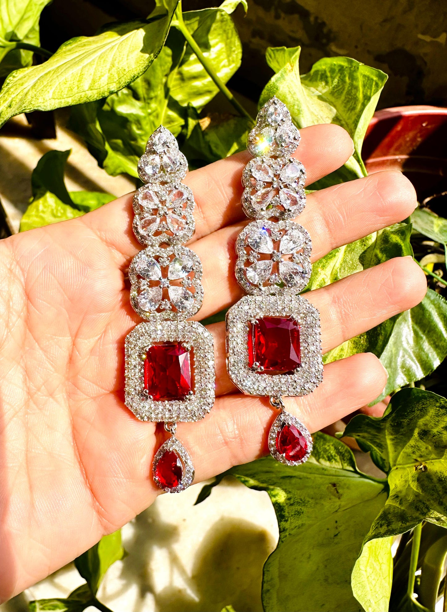 Barsha American diamond danglers