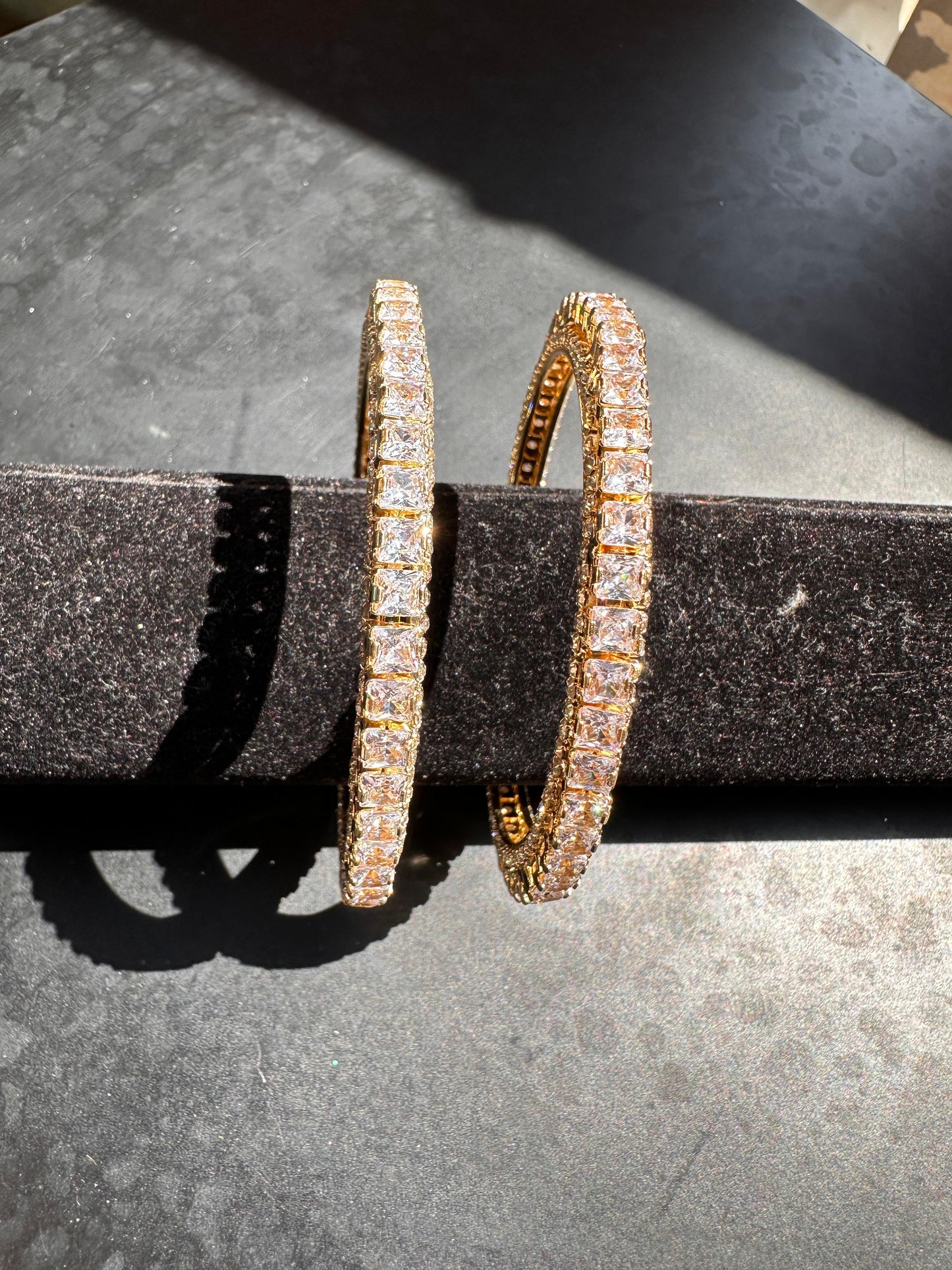 American diamond Solitaire bangles