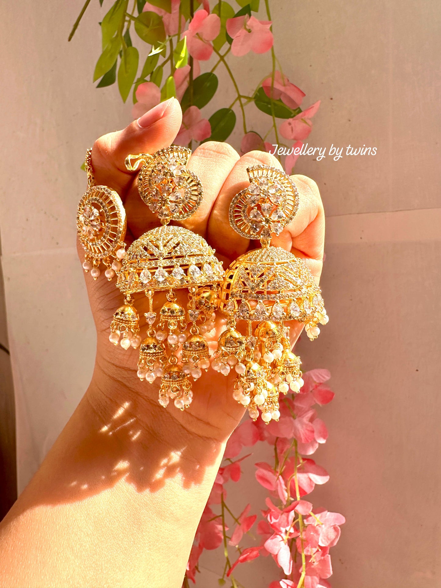 Khubsurat jhumka set