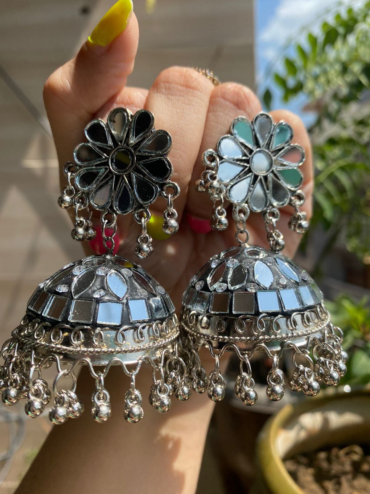 Afghani Oxidized Earrings