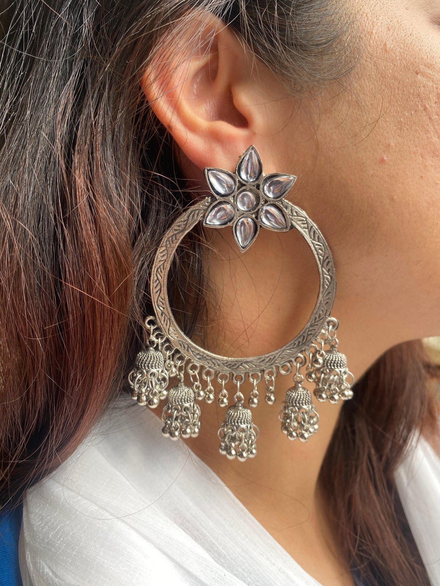 Afghani Oxidized Earrings