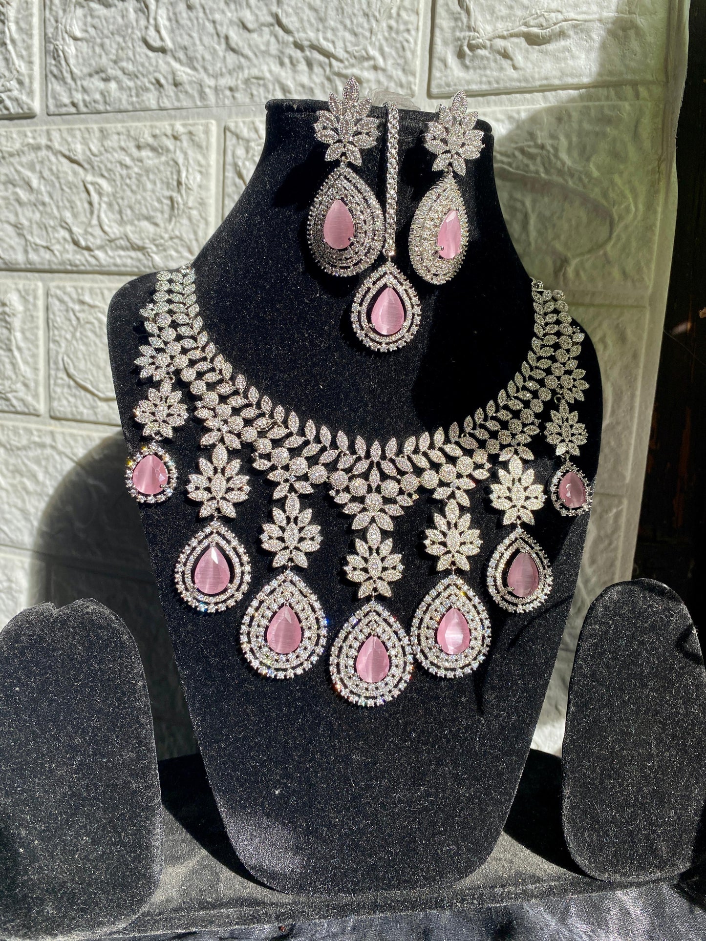 EID Special American Diamond Necklace set