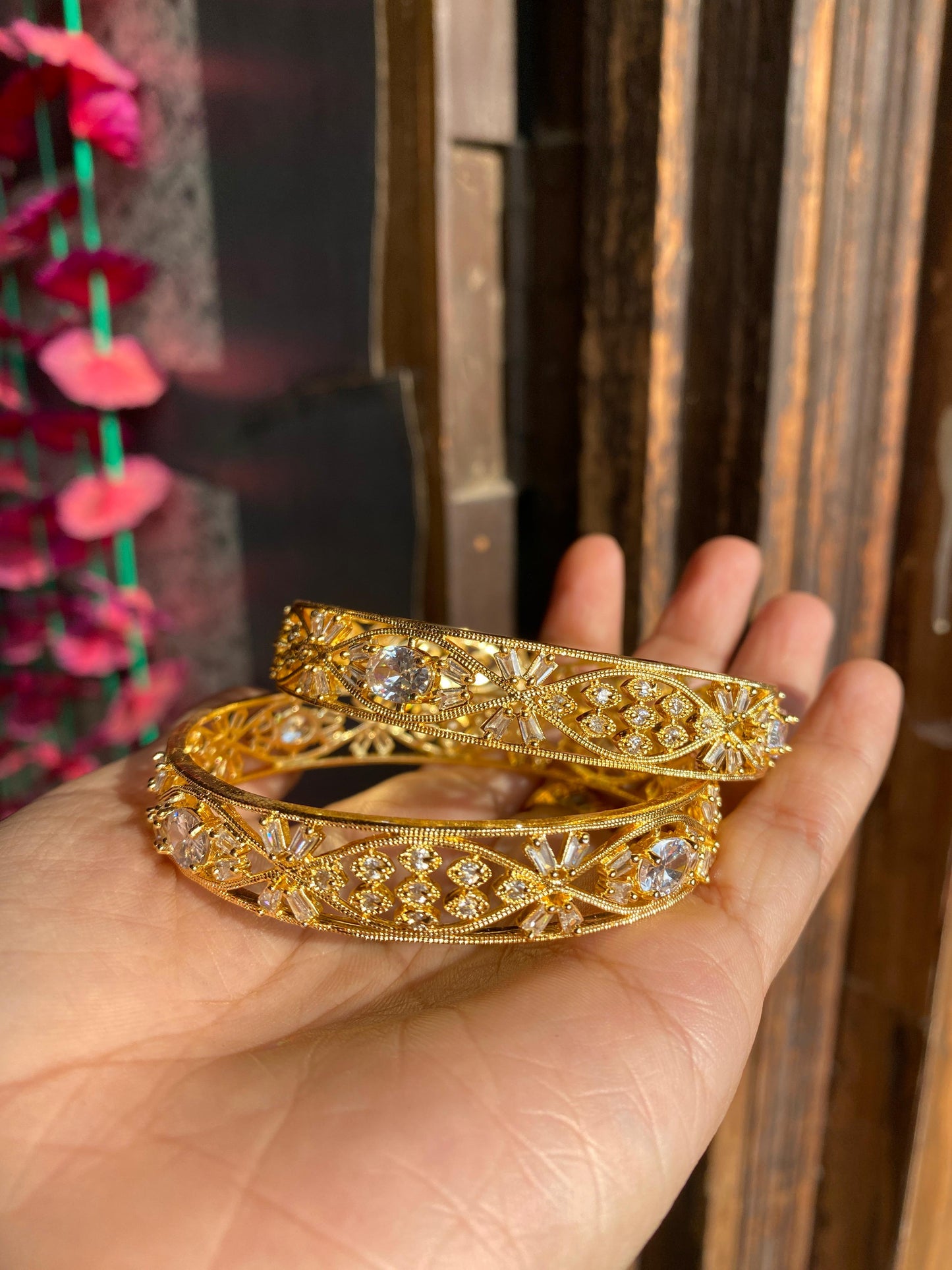 Aisha American Diamond Bangles