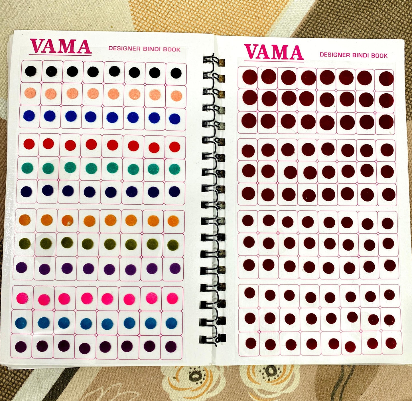 Vama Velvet Bindi Booklet