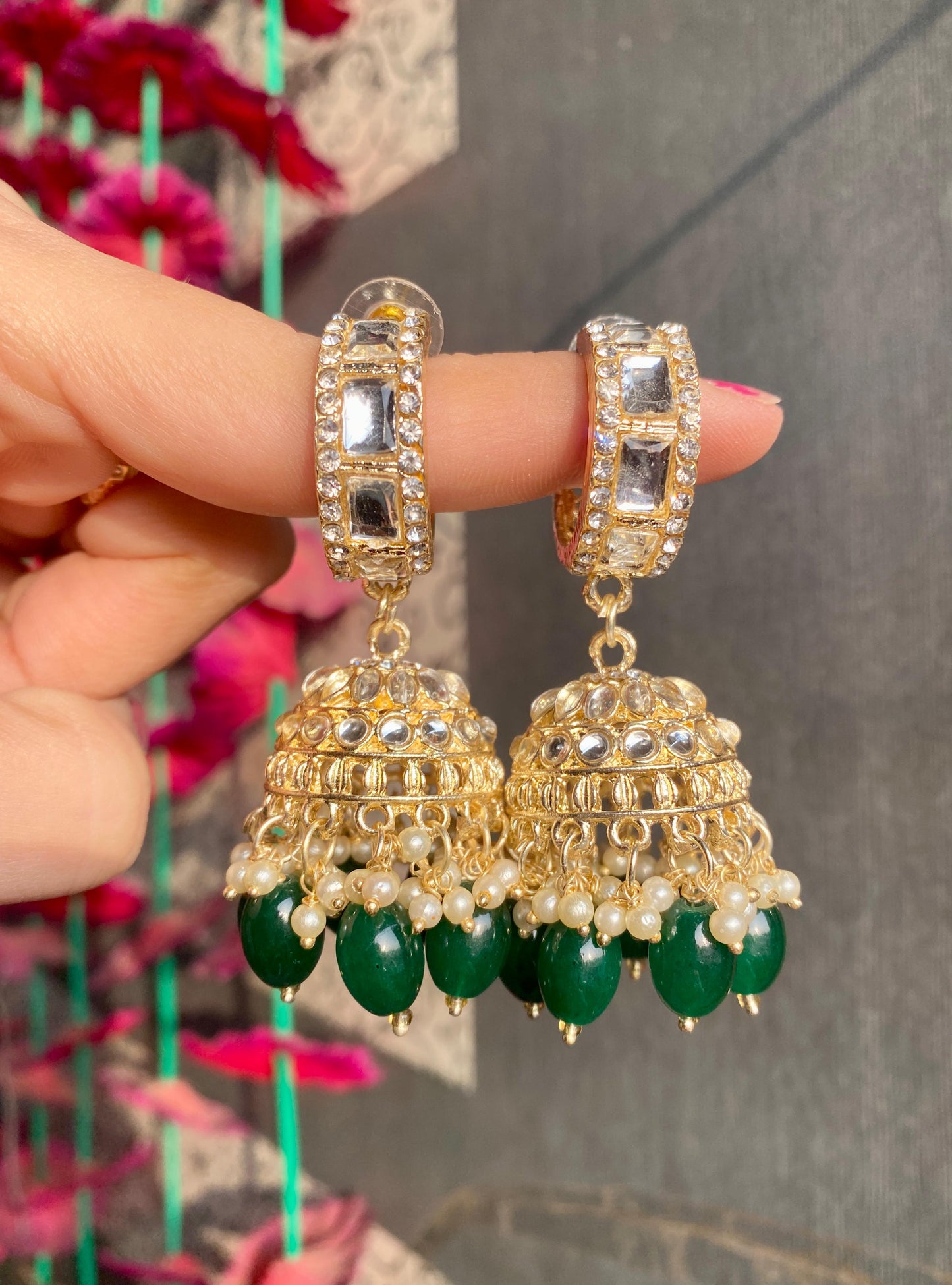 Kundan Bali Jhumka