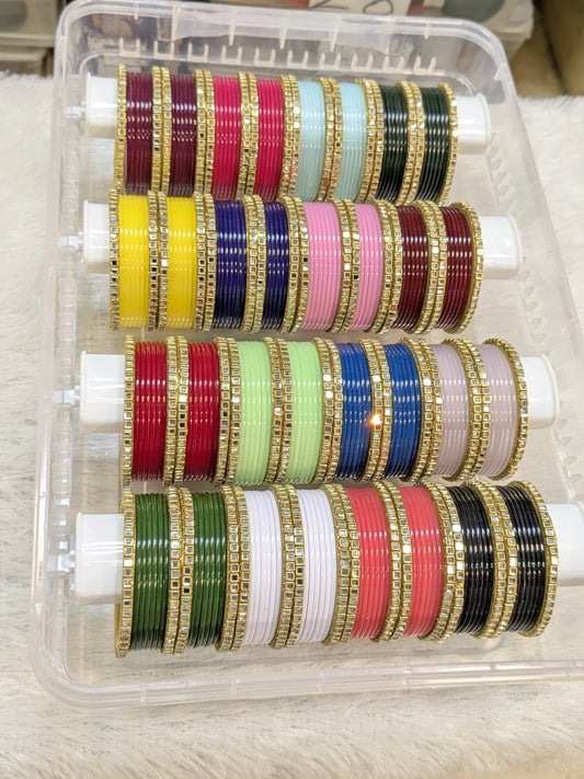 Sussaine Plastic Bangles Combo Box