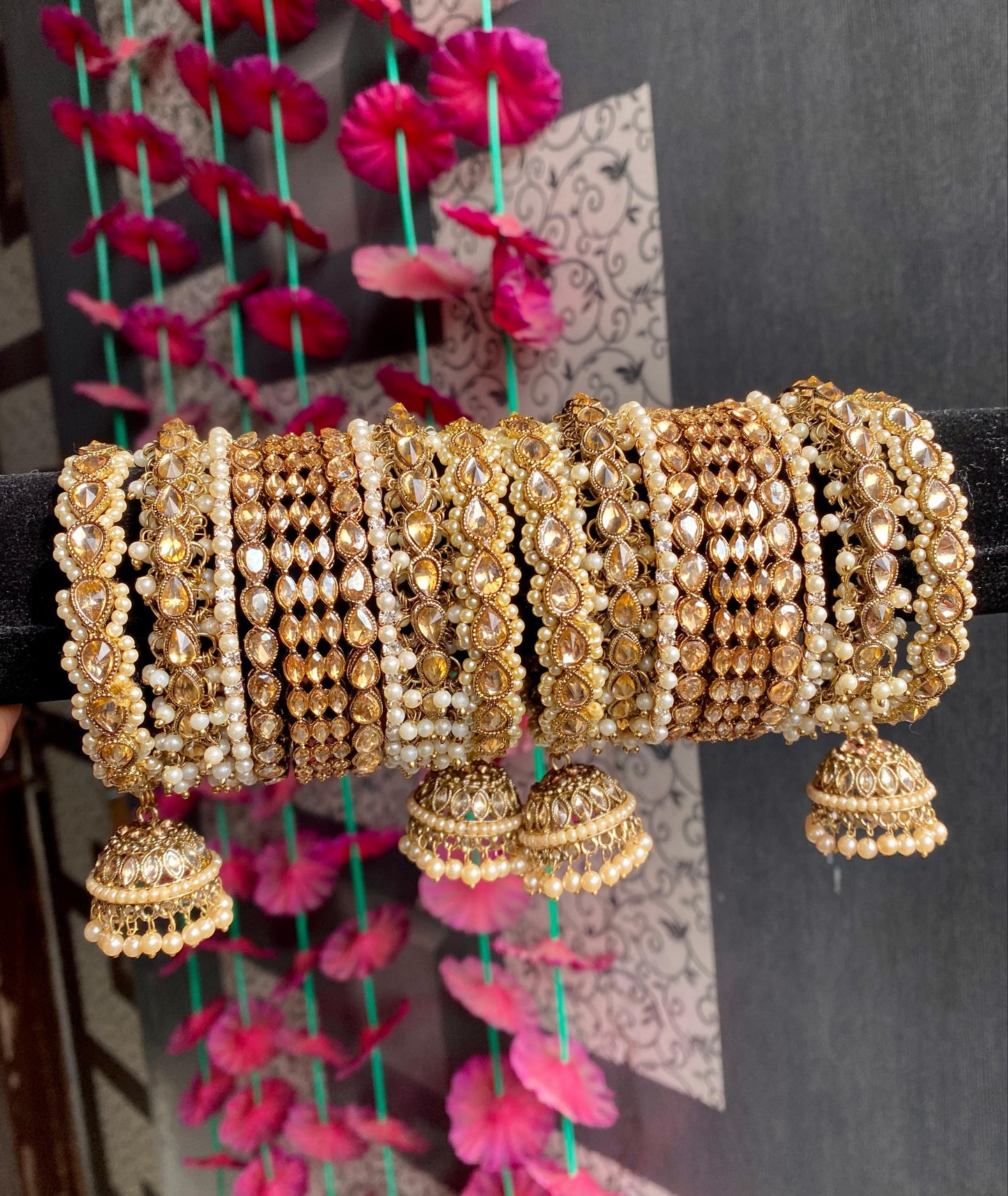 Roop Polki Bangle Stack