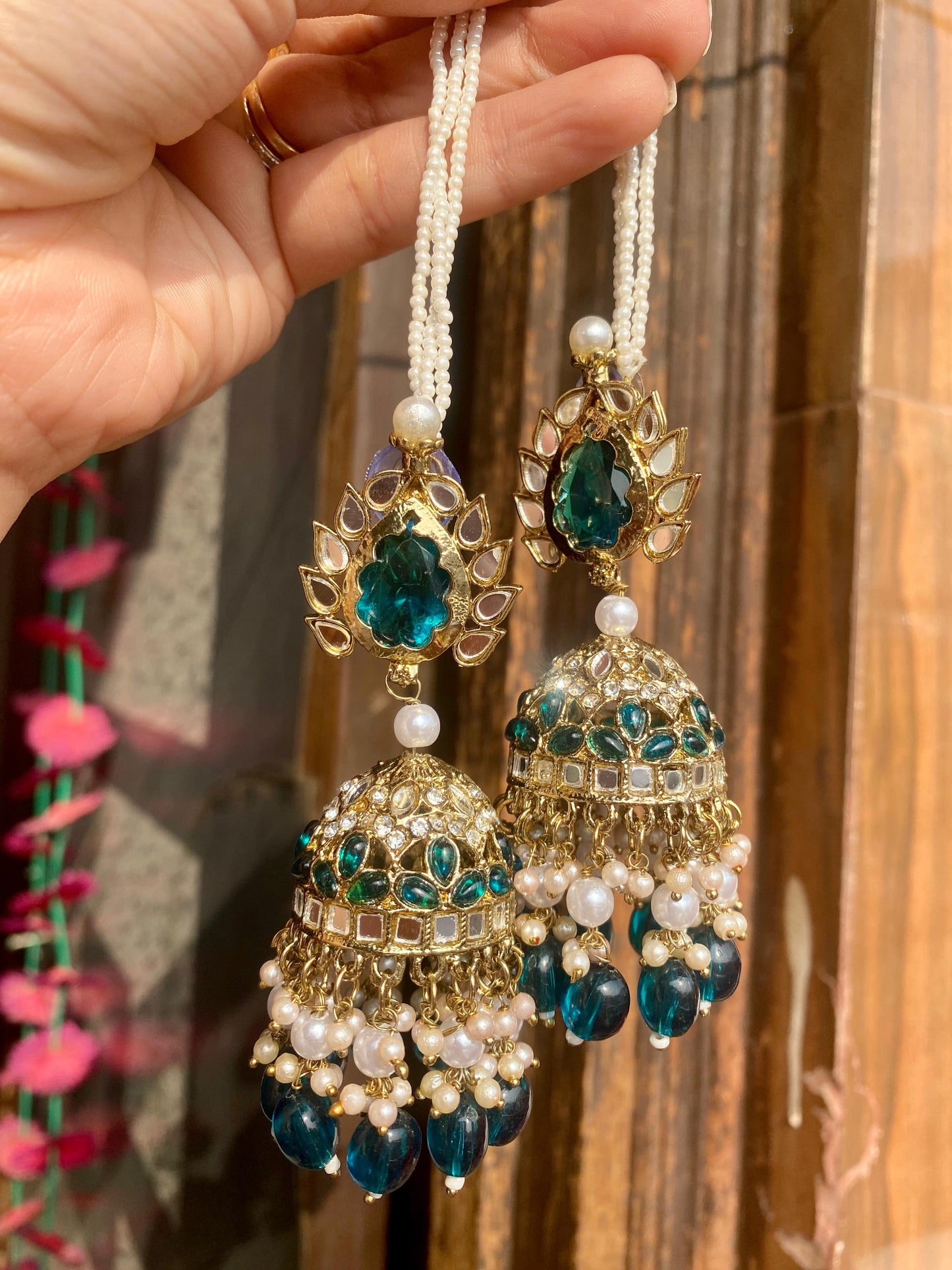 Mira Mirror Jhumkas