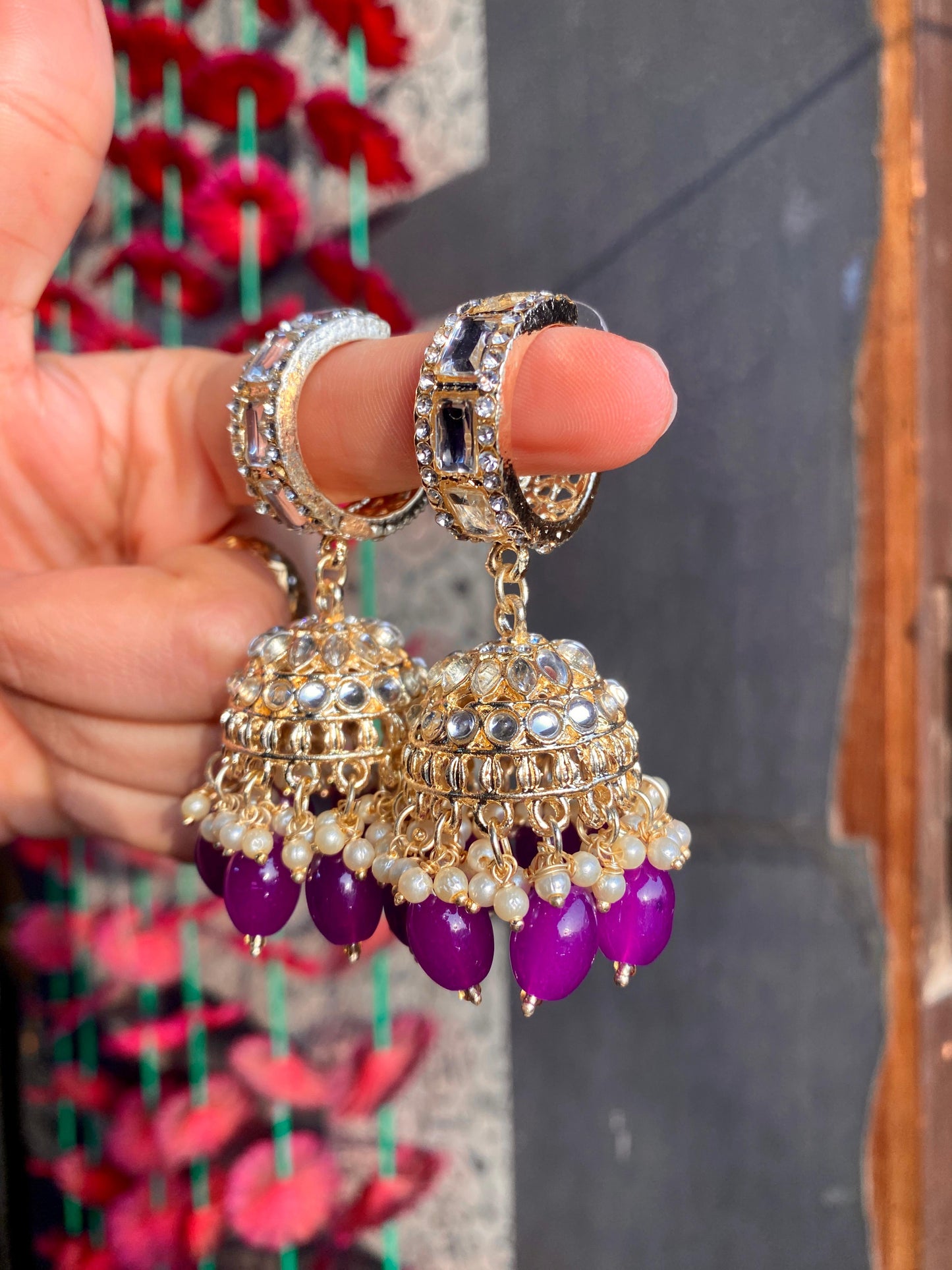 Kundan Bali Jhumka