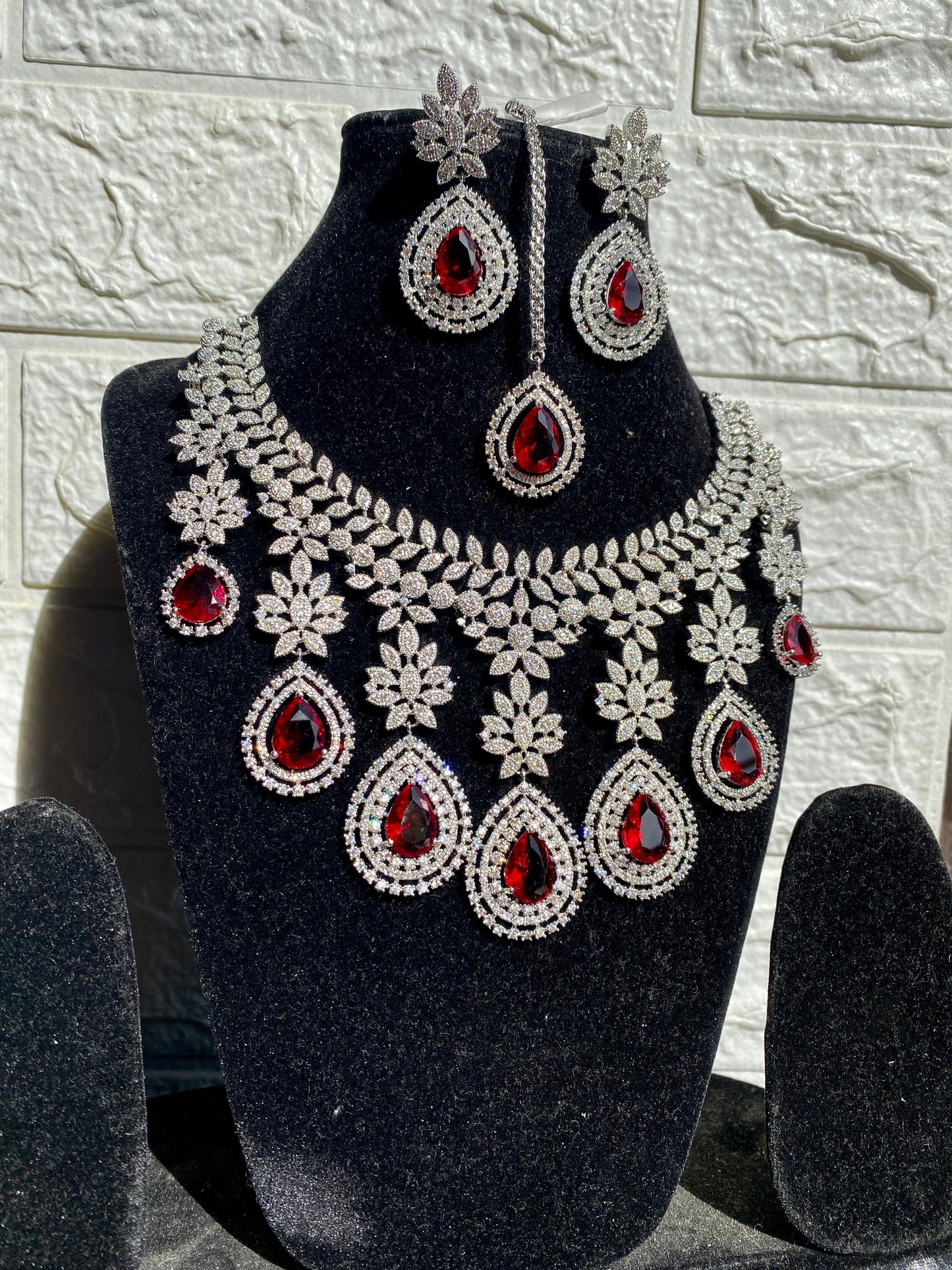 EID Special American Diamond Necklace set