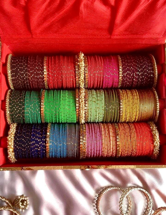 New Combo Matt Dotted Bangles