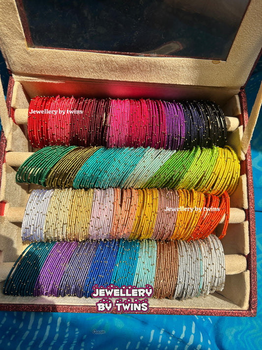 Thread Bangles- 36 Colours Combo