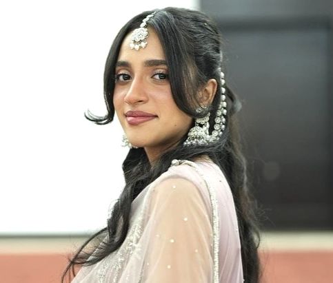 Gehna Noor Silver Jhumka Tikka Set