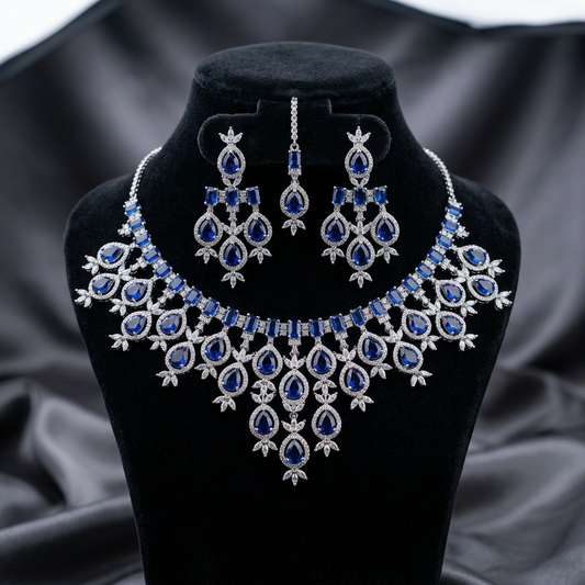 American Diamond Necklace Set