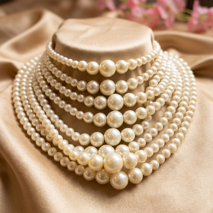 Alia Layered Pearl Necklace