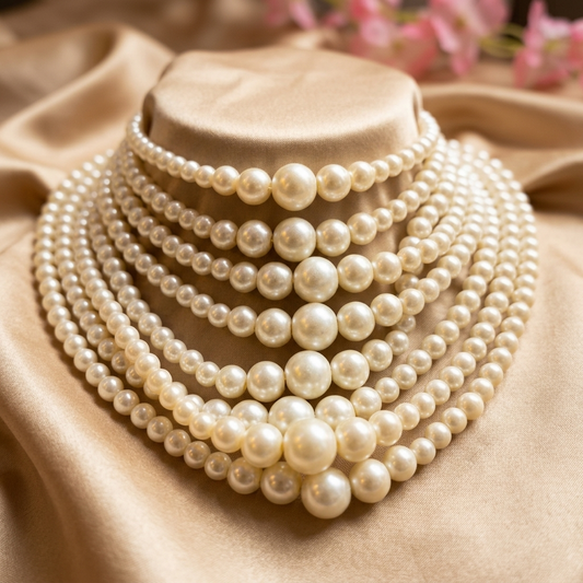 Alia Layered Pearl Necklace