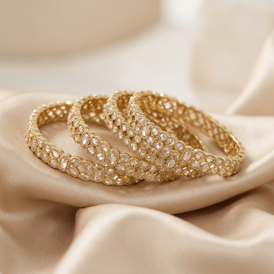 Polki bangles- set of 4