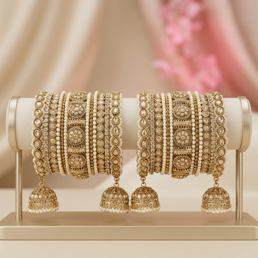 Sahiba Bridal Polki Bangle Set