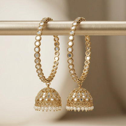 Riya Kundan Single Jhumka Bangles