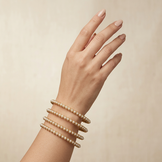 JBT Pearl Bangles