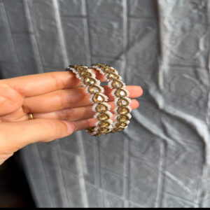 JBT Pearl Polki Bangles
