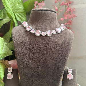 JBT Priya Malik American Diamond Necklace Set