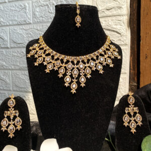 JBT American diamond necklace set