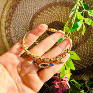 JBT Anti Tarnish Evil Eye Bangle