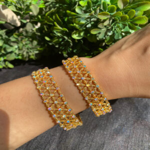 JBT Flower stone kadas