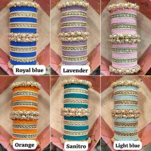JBT New Pearl Kada Bangle Set