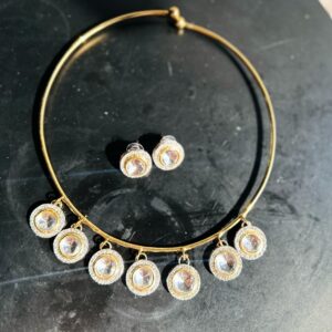 JBT Kundan Polki Hasli Set