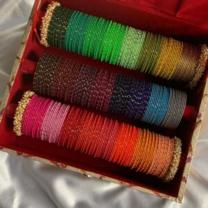 JBT Matt dotted bangles combo