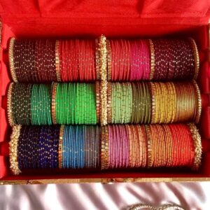 JBT New combo matt dotted bangles