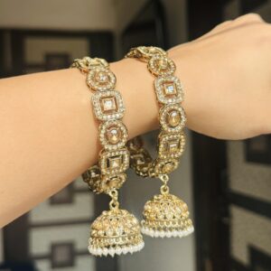 JBT Ruksana Broad Kada Jhumka Bangle