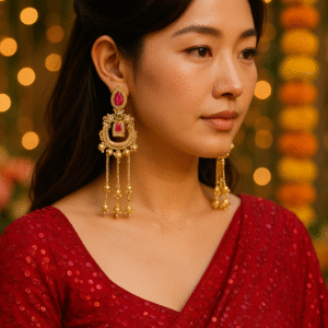 JBT Sanjog Kashmiri Ghungroo Chandbali