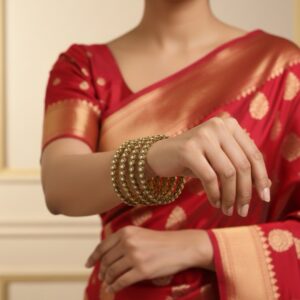 JBT Round Polki Stone Bangles