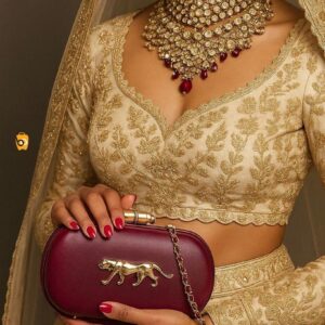 Sabyasachi Lion Clutch Bag