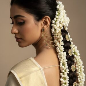 JBT Polki Stone Layer Earchains