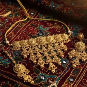 JBT Gold Plated Heritage Necklace Set